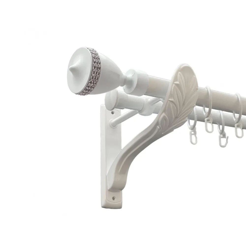 Карниз Orvit Етернія металевий дворядний ретро гладка труба кільце металеве Арктіс 25\19 мм 200 см Львов - изображение 1