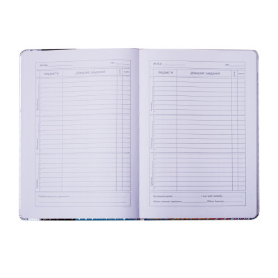 Дневник школьный ZiBi В5 48 листов твердая обложка из искусственной кожи с поролоном Pink (ZB.13204-10) Винница - изображение 7