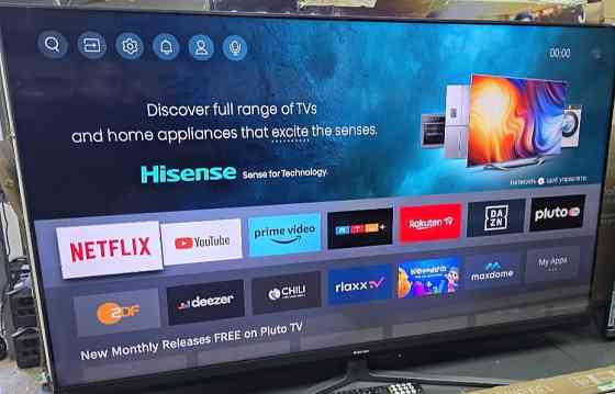 Телевізор HISENSE 55U8QF.Акція цина-37%. Київ