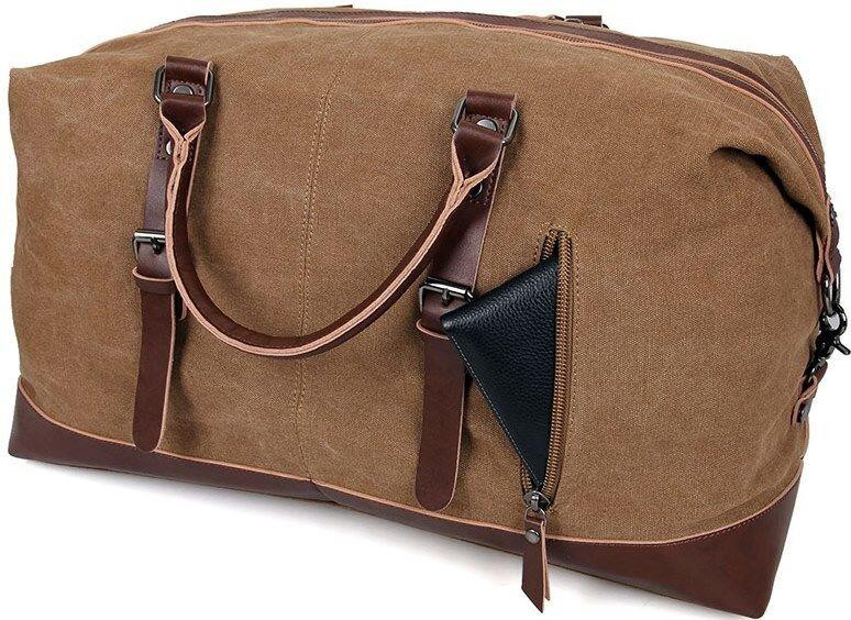 Сумка дорожня Vintage 14580 Коричнева Київ - фото 9