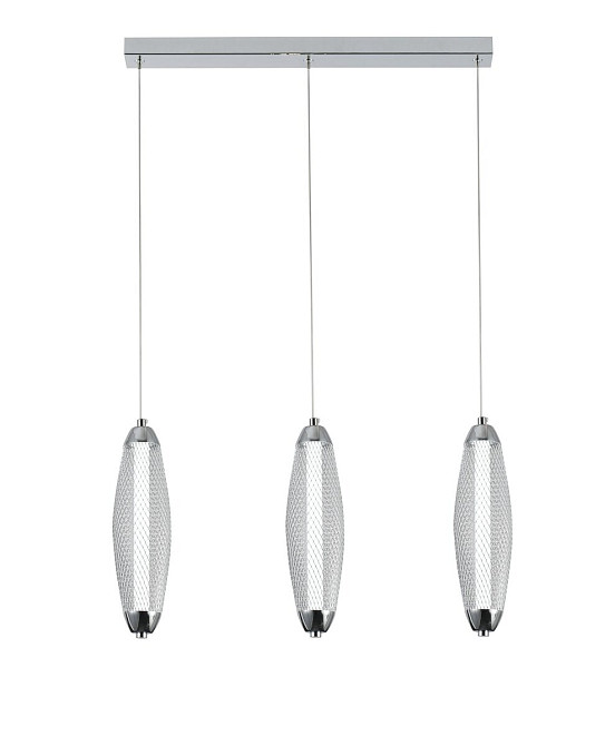 VALESO Підвісний світлодіодний світильник G 2667/3L 24W Хром Коломия - фото 7