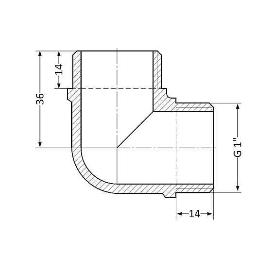 Куточок Thermo Alliance Standart 1" НР SD41925 Київ