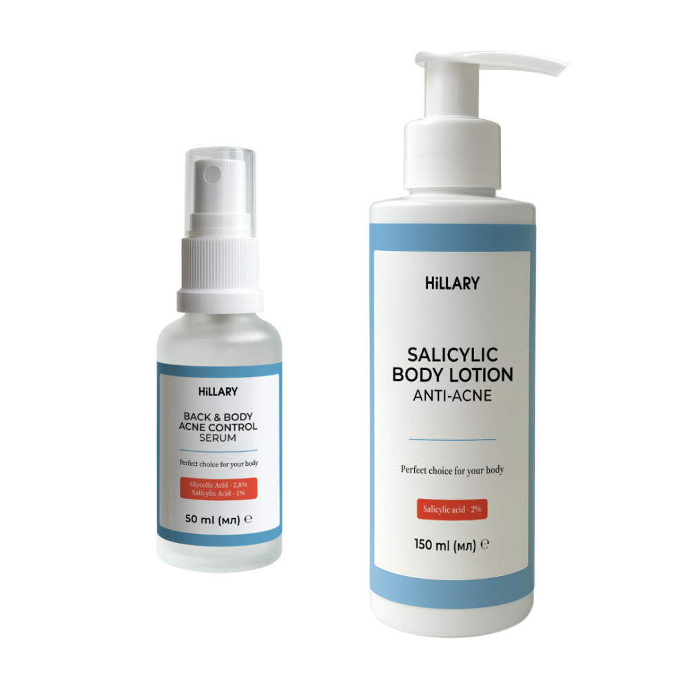 Набор против воспалений и высыпаний на теле Hillary Back & Body Acne Care Set Киев - изображение 1