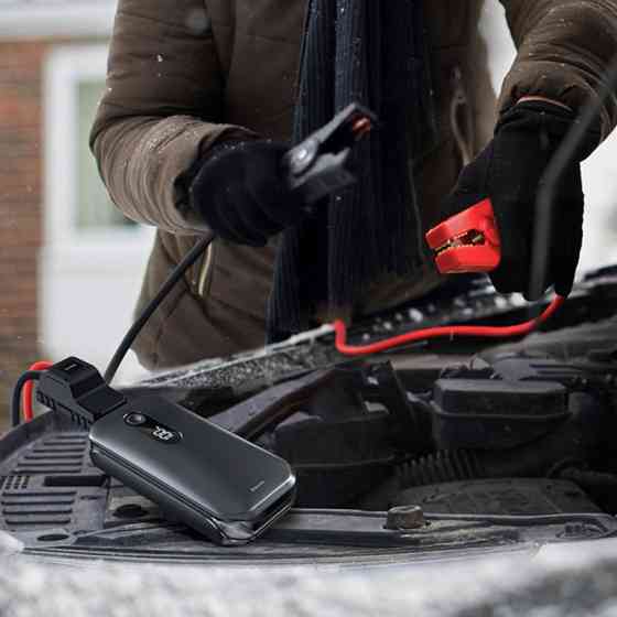 Автомобільне пуско-зарядний пристрій Baseus Super Energy Pro 12000 mAh CRJS03-01 (Чорне) Николаев