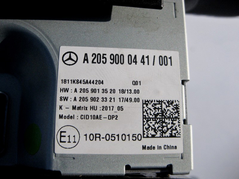 Mercedes-Benz  A2059000441 Центральний дисплей C-Class W205 GLC X253 Coupe C253 Одесса - изображение 4