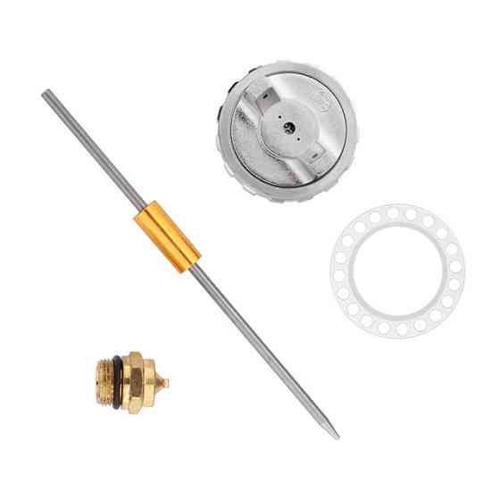 Комплект форсунки 1,8 мм для фарбопультів HP PT-0204, PT-0205, PT-0210, PT-0211 (форсунка, повітряна головка, голка) INTERTOOL Київ
