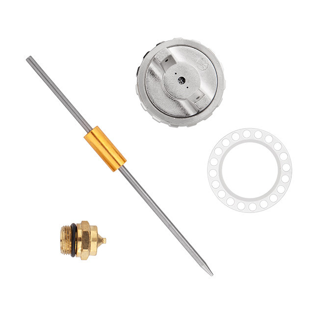 Комплект форсунки 1,8 мм для фарбопультів HP PT-0204, PT-0205, PT-0210, PT-0211 (форсунка, повітряна головка, голка) INTERTOOL Київ - фото 1