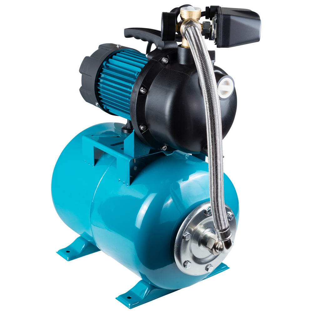 Станція 1.0кВт Hmax 44м Qmax 73л/хв пластик (самовсмоктуючий насос) 24л Україна AquaticaLEO EKJ-1002PA5/UA Рівне - фото 7