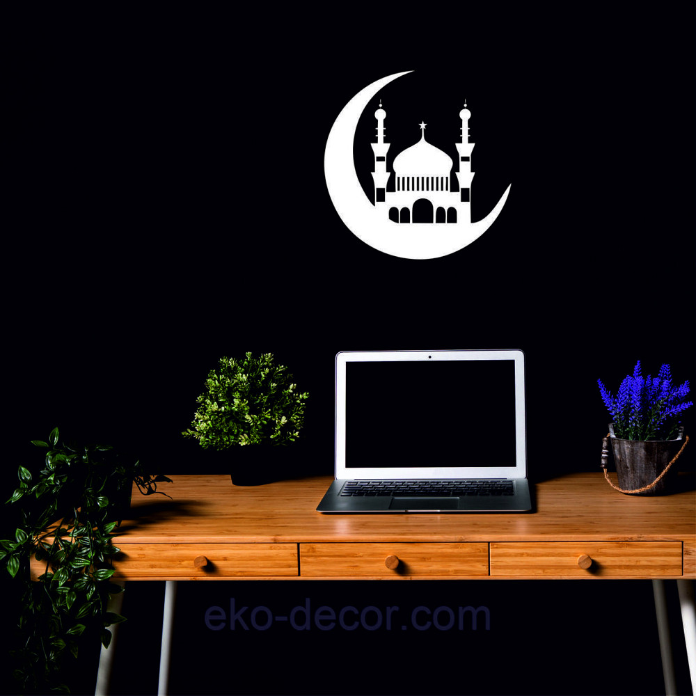 Декоративное настенное Панно «Ислам» Декор на стену 90*90 см, Белый Киев - изображение 5