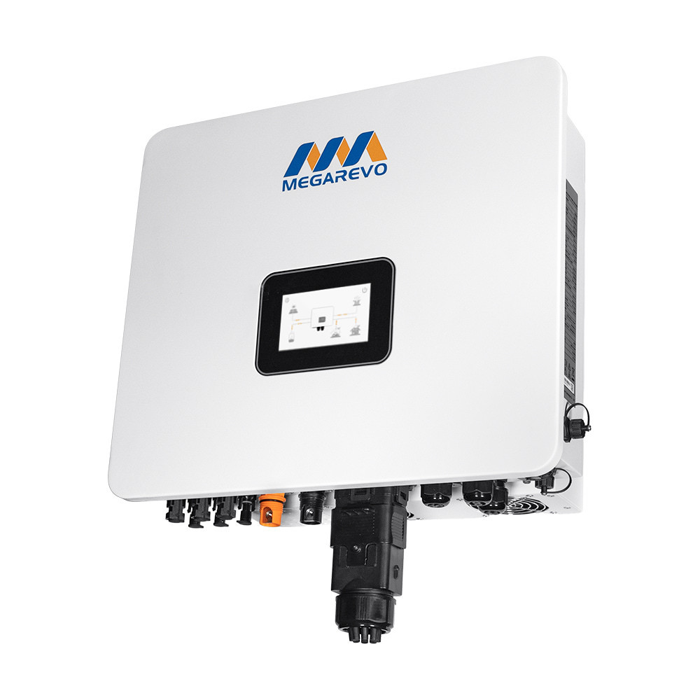 Гібридний однофазний інвертор для сонячних панелей 10kW Megarevo R10KL1DA-G2S 2 MPPT WiFi (42-00239) Київ - фото 14