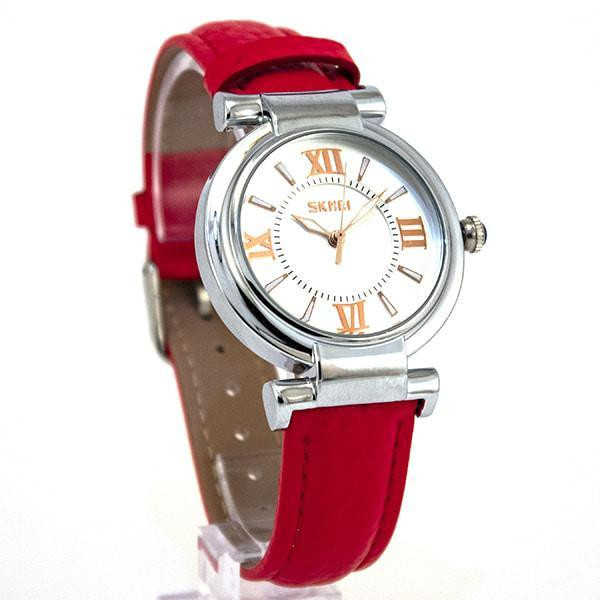 Класичний жіночий годинник Skmei 9075 Elegant (Червоний) Вінниця - фото 2