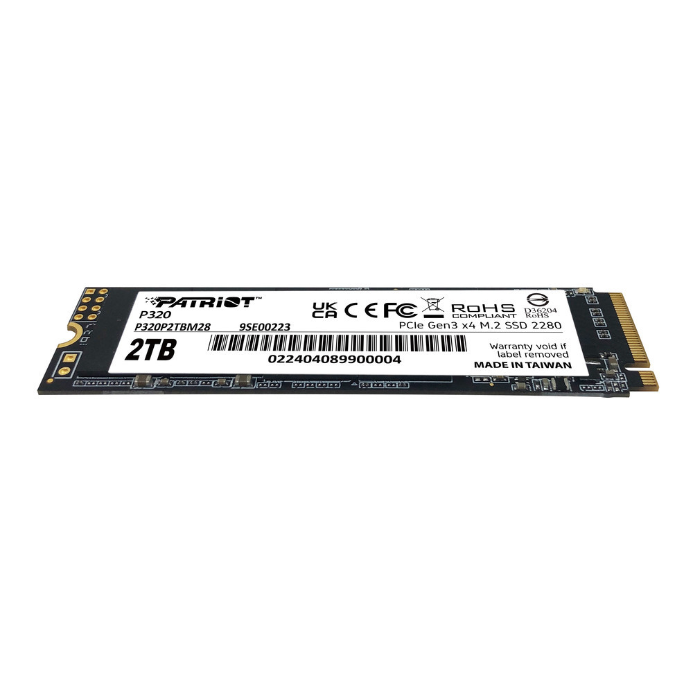 Накопичувач SSD M.2 Patriot P320 2TB NVMe 2280 Gen3.0 x4 3D TLC Киев - изображение 3