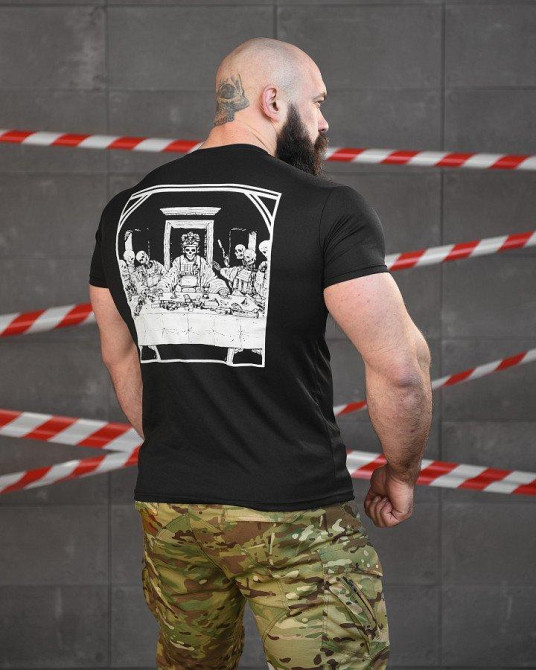 Тактична вологовідвідна футболка SABUR ужин чорна НП5193 Одеса - фото 1