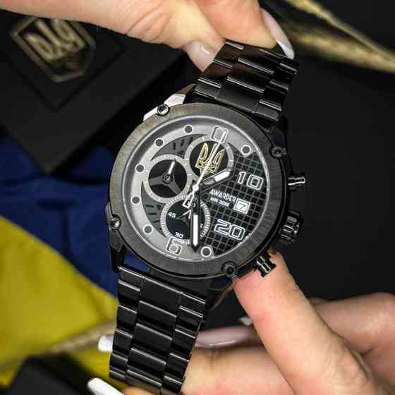 Awarder 016 Тризуб золото Black-Black Steel Киев