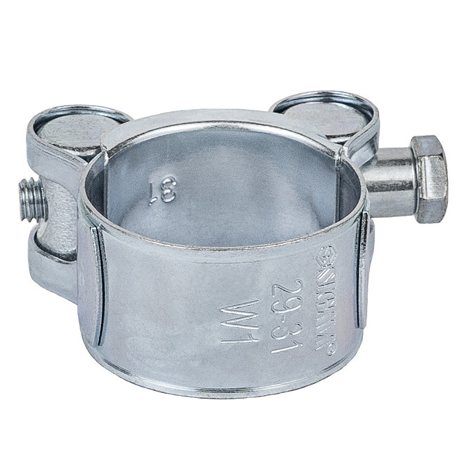 Хомут силовий оцинкований 20 мм Ø29-31мм (КРАТНО 10шт) SIGMA (2509091) Київ - фото 3