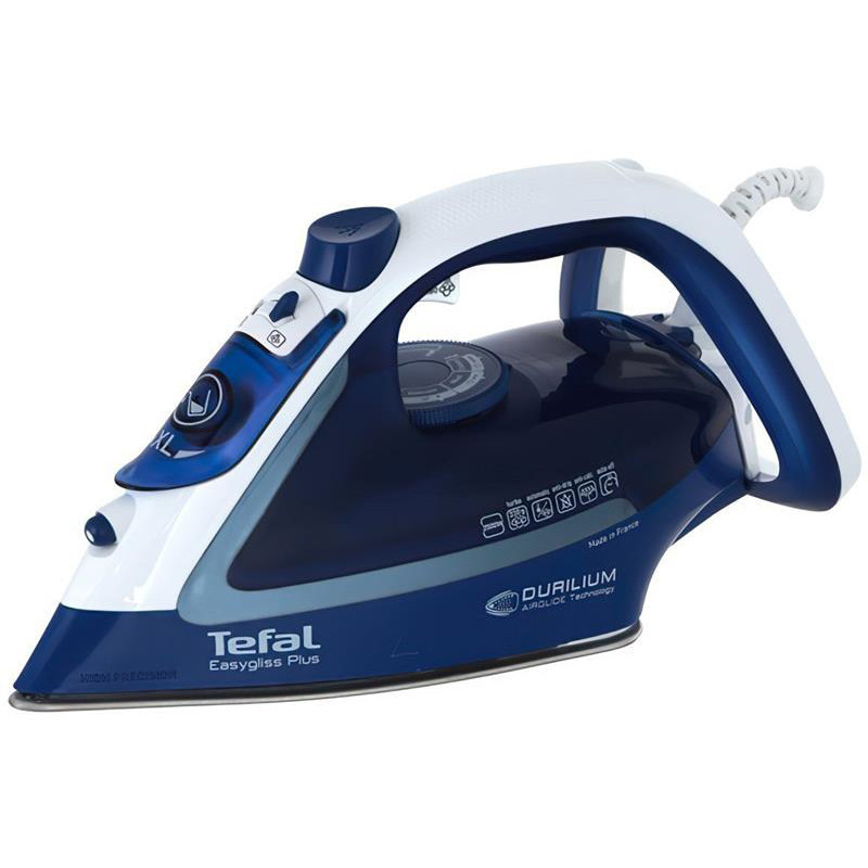 Праска Tefal Easygliss Plus FV5735E0 синій з білим Харків - фото 10