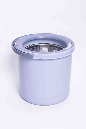 Набір для вологого прибирання з круглою телескопічною шваброю з мікрофібри та відром із віджимом для дому HP-35015-21 Київ