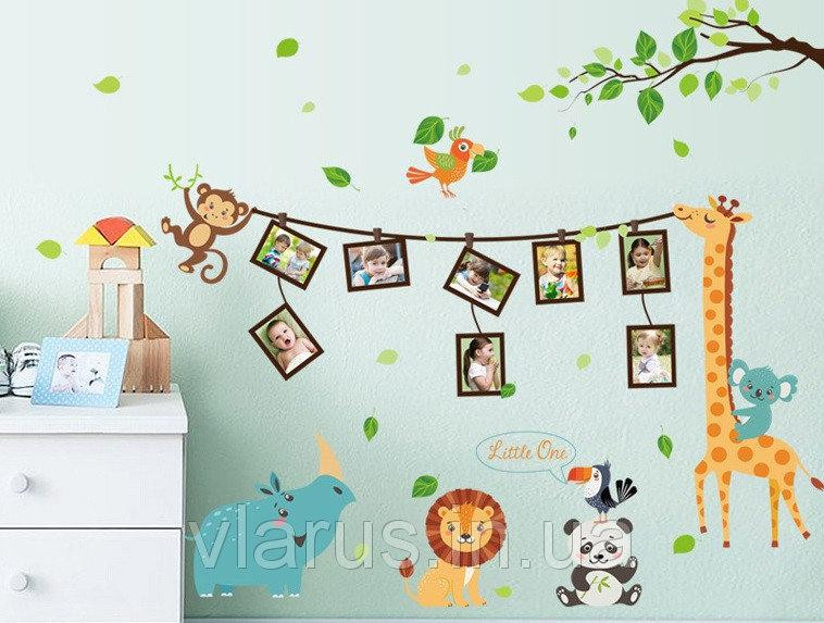 Декоративна наклейка на стіну Звірята Київ - фото 3