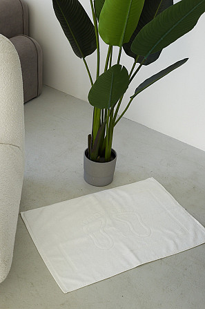 Рушник махровий Ideal Textile для ніг 50х70 см білий 800 г/м2 (56860374) Чернівці - фото 4