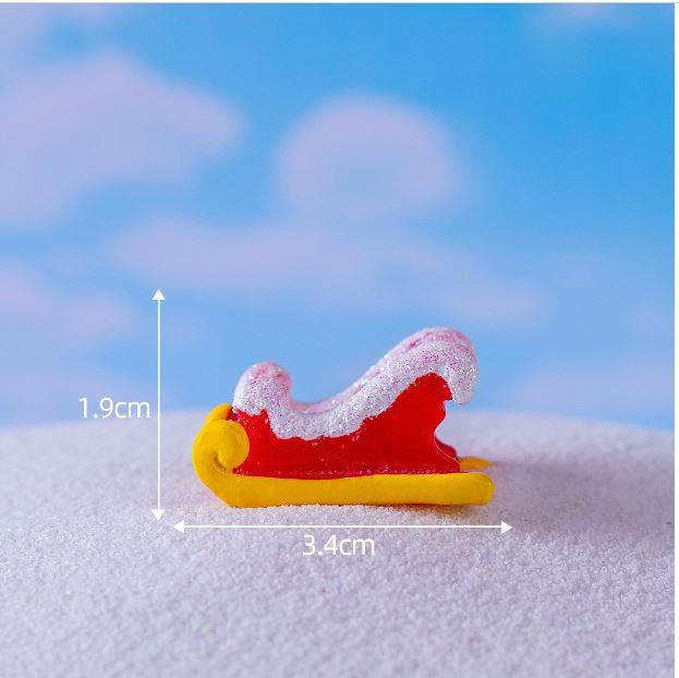 Новогодние фигурки миссис Санта для мини-сада, флорариума, миниатюры, хендмейда декора Сані маленьки Одесса - изображение 1