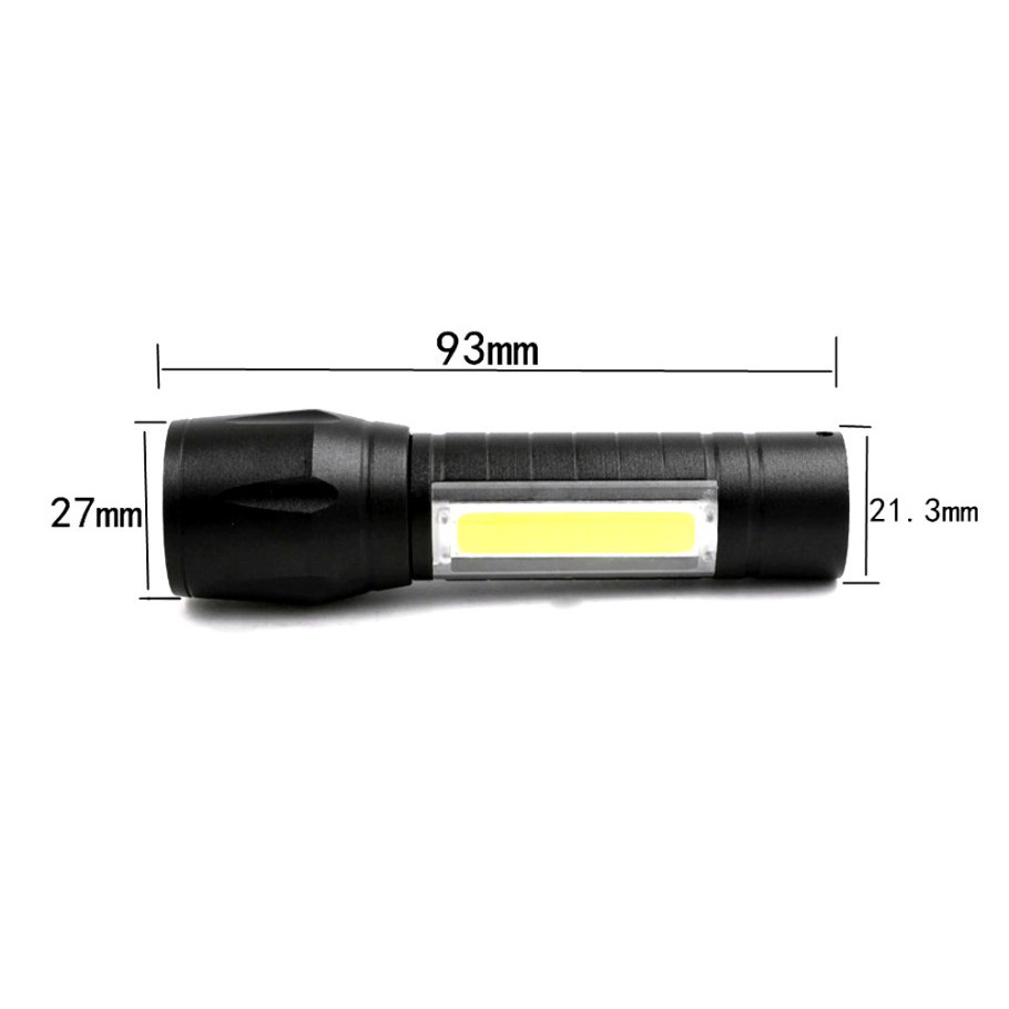 Ударопрочный ручной аккумуляторный фонарик Powedex WT-030, мини фонарь карманный алюминиевый Каменец-Подольский - изображение 5