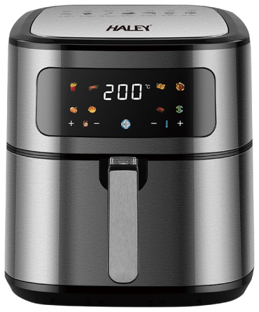 Мультипечі-аерогриль Haley HY-2525 2000Вт з висувною кошиком, безолійна фритюрниця з електронним управлінням Одеса