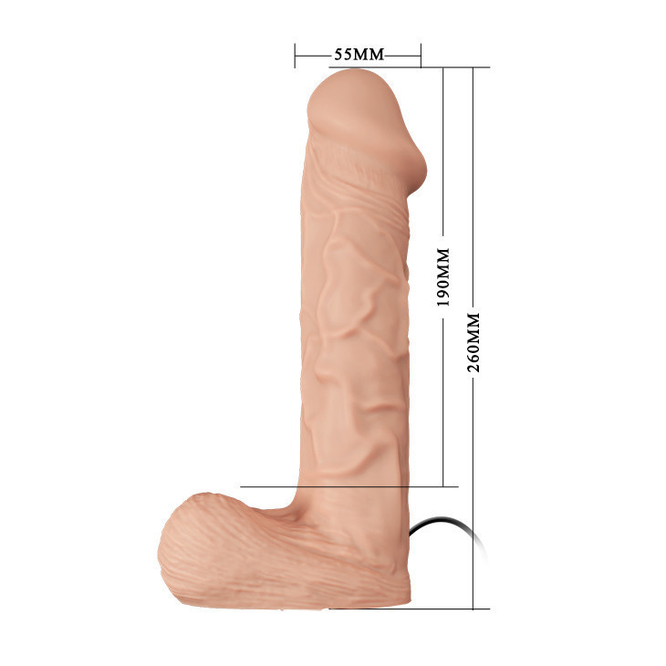Страпон - Ultra Multi-speed Vibration Strap On 10.2" Sex Aura Київ - фото 6
