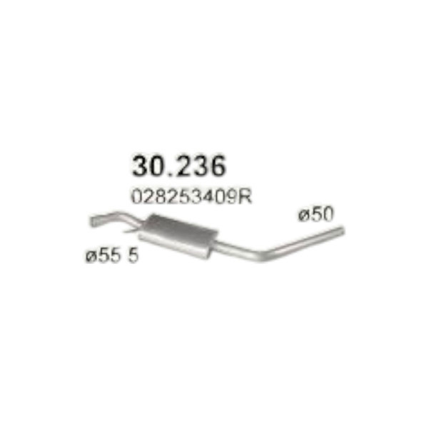 Резонатор автомобиль Фольцваген T4 1.9TD-2,4D Мукачево - изображение 1