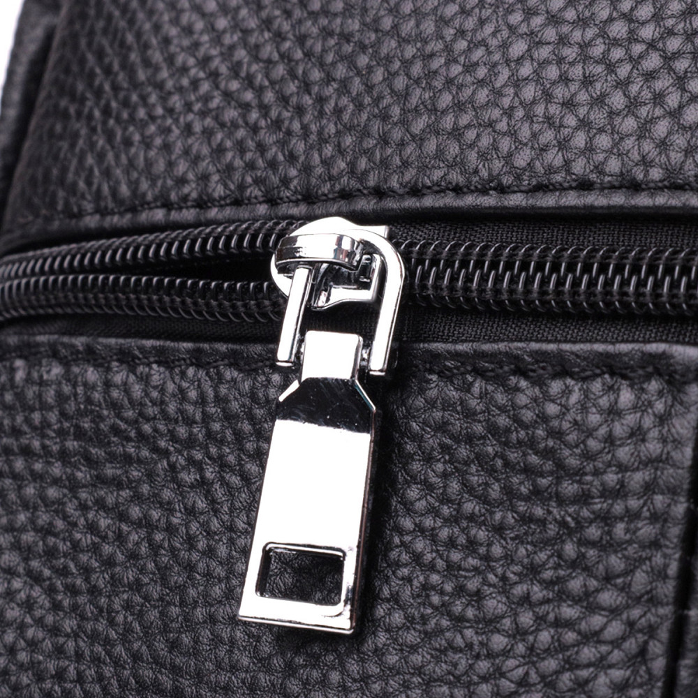 Удобная вертикальная сумка для мужчин из натуральной кожи Vintage sale_15115 Черный Киев - изображение 8