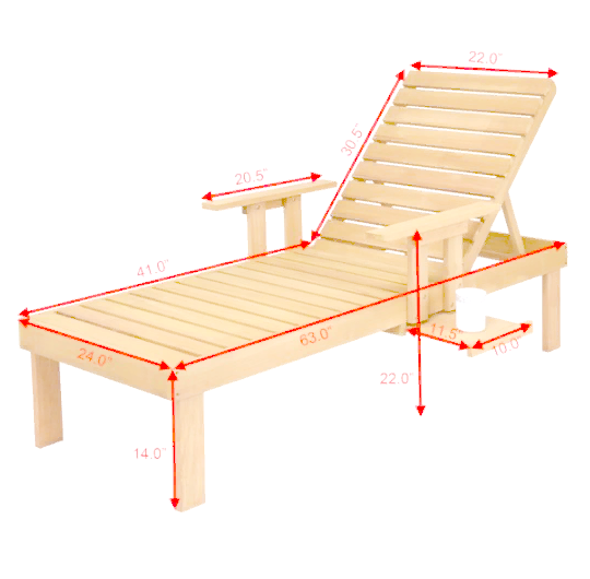 Шезлонг садовий "Тархуна" бланже Миколаїв - фото 1
