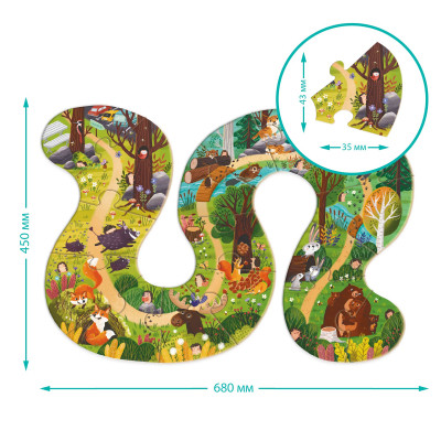 Пазл DoDo Хто живе в лісі? (300608) Вінниця - фото 9