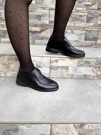 Черевики жіночі RONE чорні натуральна шкіра зима 37р.-24см 39р.-25.5см (Lora-2 4275) Коломыя