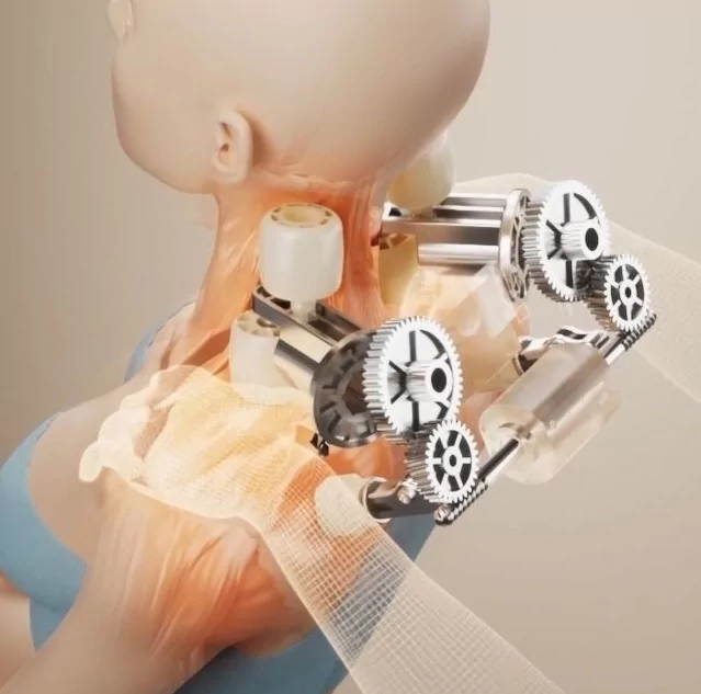 Масажер роликовий для шиї та плечей HJ188 (Сірий) Київ - фото 7