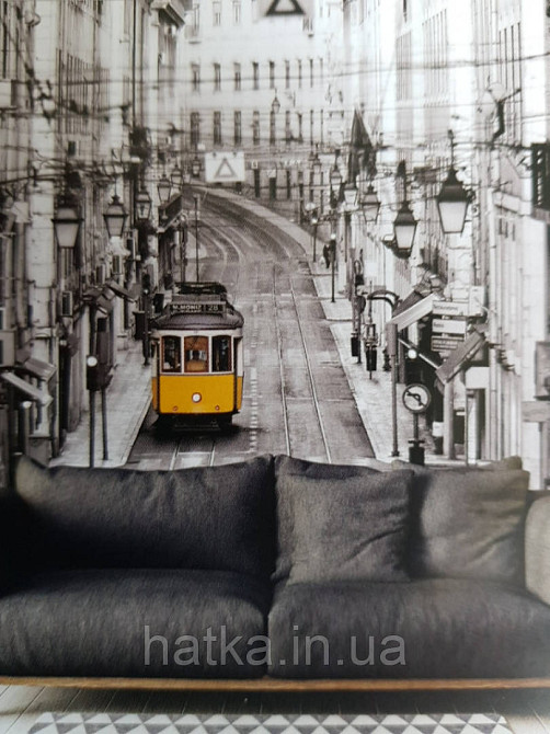 Шпалери вінілові на флізелін міста вулиці будинку хмарочоси дороги мости Київ - фото 5