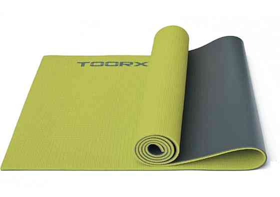 Килимок спортивний Toorx Yoga PVC 173 х 60 х 0,6 см для йоги та фітнесу Verde/Antracite (MAT-176) Київ