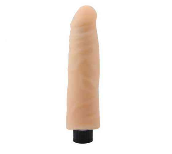 Вібромасажер 7.5" Vibrating Cock No.04, Flesh Sex Aura Київ