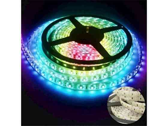 Гірлянда LED стрічка мульті 20м пульт (rv-336) 220В 5050 ТМ КИТАЙ Київ