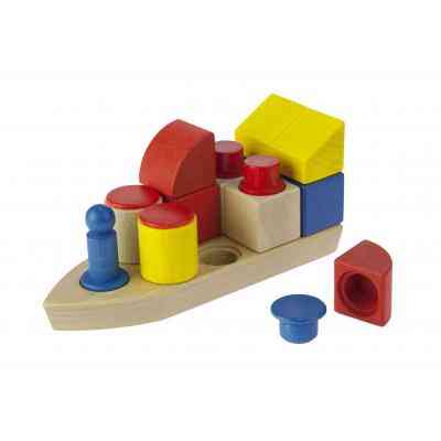 Конструктор Nic cubio деревянный Кораблик (NIC2131) Винница