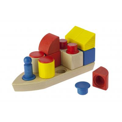 Конструктор Nic cubio деревянный Кораблик (NIC2131) Винница - изображение 5