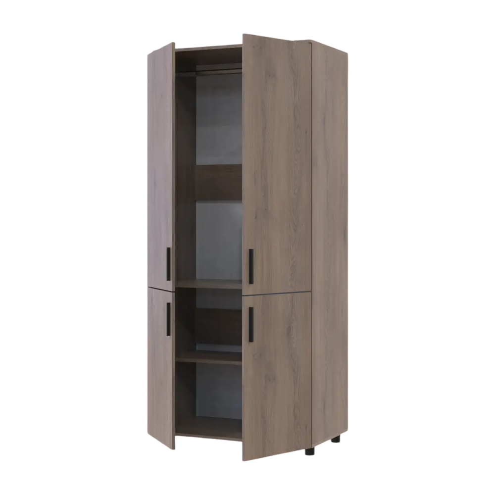 Шафа для одягу Doros Торн Кремона Канноло 2 ДСП (штанга) 90х51.6х200 (DRS-012015) Дніпро - фото 5