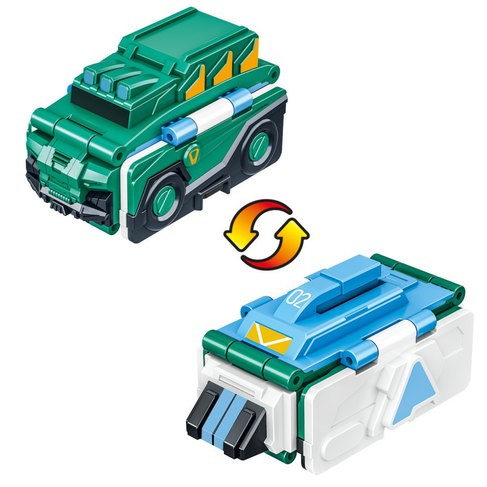 Детская машинка-трансформер 2 в 1 Dinoster EU636310R(Green) Винница - изображение 2