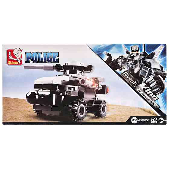 Дитячий конструктор Поліцейська серія Police SLUBAN M38-B0635-5, 52 деталі Вінниця