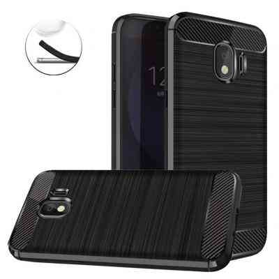 Чехол для мобильного телефона Laudtec для Samsung J4/J400 Carbon Fiber (Black) (LT-J400F) Винница