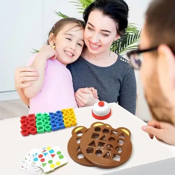 Настольная развивающая игра на соответствие формы и цвета Коломыя