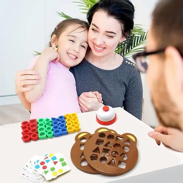 Настольная развивающая игра на соответствие формы и цвета Коломыя - изображение 2