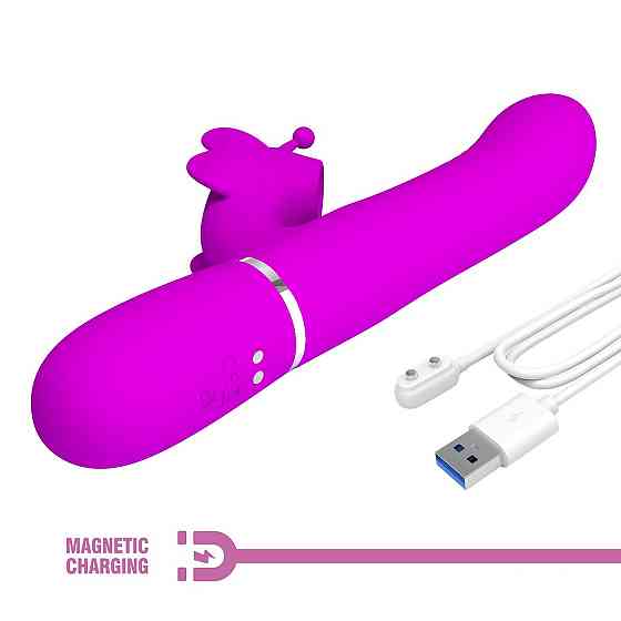 Вібратор PRETTY LOVE Butterfly Clit Vibrator Pink Sex Aura Київ