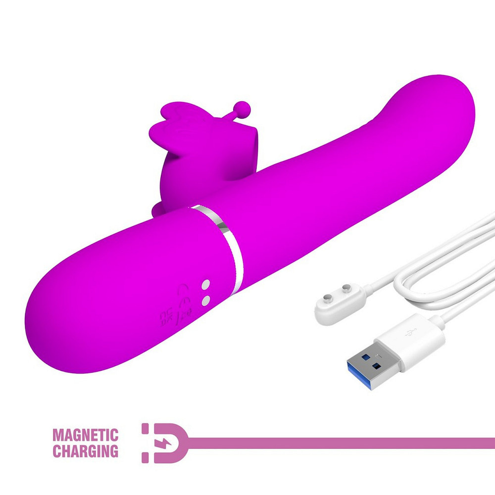 Вібратор PRETTY LOVE Butterfly Clit Vibrator Pink Sex Aura Київ - фото 2