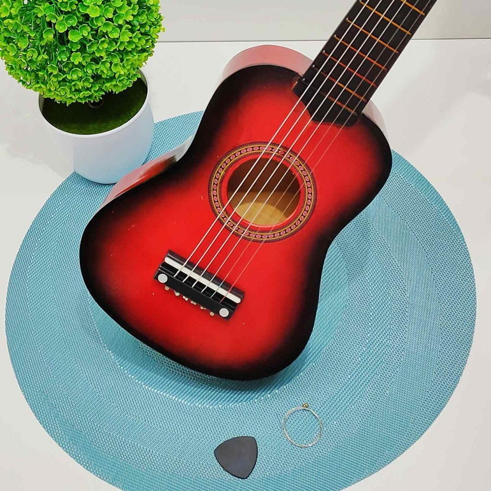 Гітара дитяча 6 струн 52см Червона (M 1370) Чернигов - изображение 3