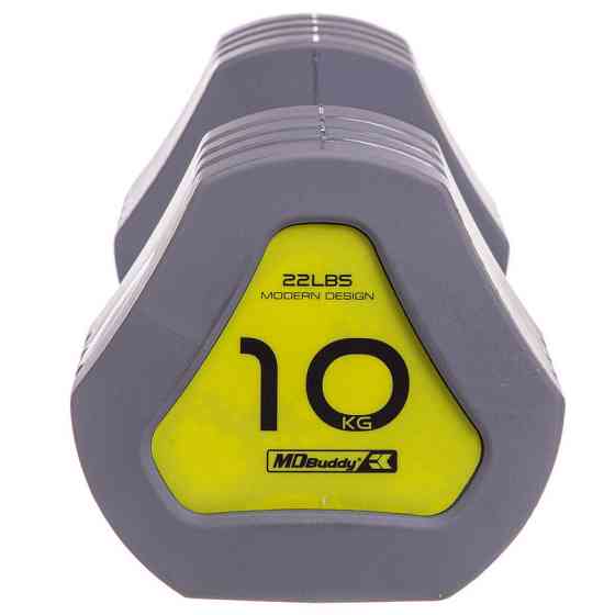 Гантель 10 кг покрытие TPU Zelart-2678-10 Киев