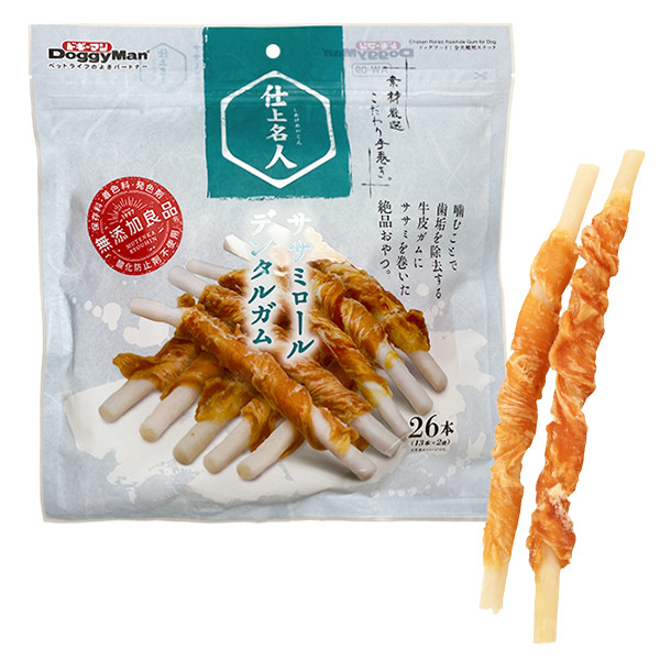 DoggyMan Chicken Fillet Dental Gum ДОГГІМЕН В’ЯЛЕНА КУРКА жуйка 12 см, ласощі для собак Київ - фото 1